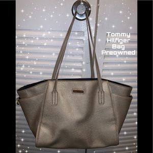 Tommy Hilfiger Shoulder Bag Tan Blue Women’s